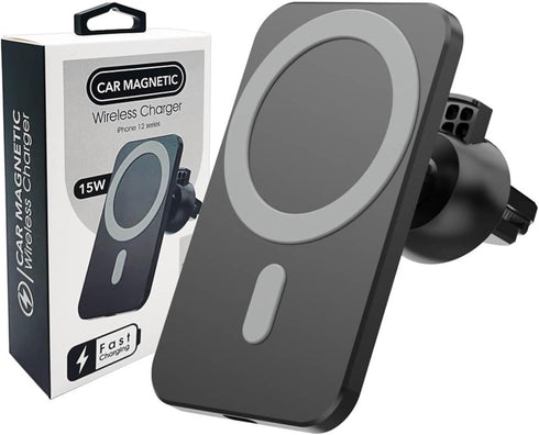 New Technology Magnetic Wireless car Charger Qi 15W Fast car Wireless Charging Station for iPhones...