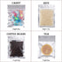 Blulu 100 Pieces Resealable Foil Proof Bags Scent Proof Flat Pouch Clear Smell Sealable Packing Bags Iridescent for Food Storage Snack Jewelry(3 x...
