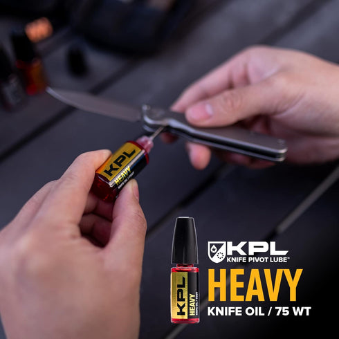 KNIFE PIVOT LUBE Heavy Knife Oil for Blades, Synthetic Pocket Knife Lubricant, Knife Honing Oil for Cleaning Knives, Knife Oil Lubricant for Blade...