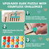 Montessori Educational Toys Brain Teaser Color Slide Puzzle Matching Games, Preschool Learning Activities Road Trip Essentials, Birthday Gifts for...