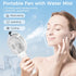 COMLIFE Portable Handheld Misting Fan, 3000mAh Rechargeable Battery Operated Spray Water Mist Fan, Foldable Mini Personal Fan for Travel, Makeup, ...