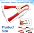 4 Pcs Insulated Alligator Clips, 50A Heavy Duty Alligator Clamps Black Red Boot Metal Spring Loaded Truck Car Battery Electric Test Clips for Car ...