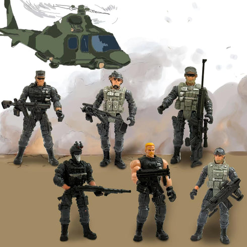 Army Men Toy Soldiers, Soldiers Toys Army Men Set for Boys 4-7,Army Men Action Figures Military Playset Toy with Weapon for Toddler Age 3+...