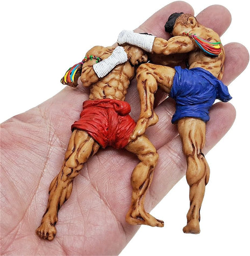 4¼" Muay Thai Hak KOR Erawan or Break The Elephant’s Neck Basic Movement Muaythai Boxing Martial Arts 3D Resin Fridge Magnet Souvenir Refrigerator...