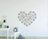 49 Pieces/Set Dog Paws Wall Decals Vinyl Pawprints Sticker Animal Footprint Wall Art Decoration for Kids Boy Girl Baby Nursery Bedroom Living Room...
