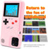 LucBuy Game Console Case Compatible for iPhone 13/13 Pro, Retro Protective Cover Self-Powered Case with 36 Small Games, Full Color Display, Shockp...