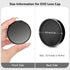 MUZIRI KINOKOO Lens Cap for Fuji Instax Mini EVO Instant Camera, Premium Plastic Mini EVO Lens Cover in Flocking Internal with Anti-Loss Rope - Bl...