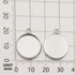 40 Pcs Fit 16mm Stainless Steel Round Blank Bezel Pendant Trays Base Cabochon Settings Charms for Jewelry Making (10164-16mm-40pcs)...