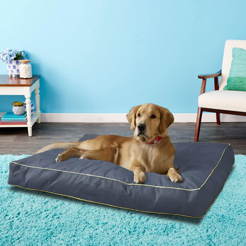 Dog Bed Cover 20Lx15Wx3H Inch.Waterproof Heavy Duty Durable Oxford Dog Bed Replacement Covers with Zipper.Washable Removable Pet Bed Mattress Prot...