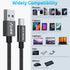 ULT-WIIQ USB A to USB C Cable High Speed 10Gbps Data Transfer USB Type C Cable Fast Charging QC 3.0 AFC Braided USB to USB C Charger Cable for iPh...