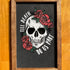 Skull Stencils for Painting On Wood Flame Skeleton Hand Finger Fire Templates for Airbrushing Art Crafts Plastic Reusable Wood Burning Stencils fo...