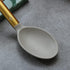 Gold Cooking Spoon, Berglander Non-stick Silicone Solid Serving Spoon Titanium Gold Plating handle, Basting Spoon, Spoon For Cooking, Kitchen Spoo...