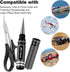 Hobbypark 0-14mm Hole Puncher Reamer w/Sleeve and Curved Scissors Set Universal Tool for RC Car Body Shell Lexan Plastic (with Black Reamer)...