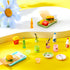 8 Set 20 Pieces Miniature Food Pretend Fast Food Play Toys Set Hamburger Fries Soda Pudding Milk Juice Doll Food Kitchen Accessory Toy for Kids Pa...
