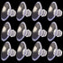 ANCIRS 30 Pack 20mm Suction Cups for Glass Table Tops, Rubber Transparent Anti-Collision Sucker Pad Without Hooks for Home Decoration...