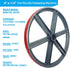 2 Pack Urethane Bandsaw Tires 9 inch x 1/2 inch x .095 inch for Black & Decker BDBS100 BS700 Craftsman 137.21409 113.24458 315.214770 Delta 28-150...