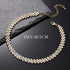 JEAIRTS Choker Rhinestone Necklace Diamond Row Necklaces Crystal Chokers Necklace Chain Jewerly Sparkly Party Prom Accessories for Women and Girls...