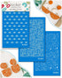 KEOKER Polymer Clay Silk Screen, Silk Screen Stencils for Polymer Clay, 3 PCS Reusable Silkscreen Print Kit,for Printing on Clay & Other Jewelry C...