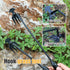 Weed Puller Tool, 30cm/12inch Weeding Artifact Uprooting Weeding Tool,4 Teeths Dual Purpose Manual Weeders Tool, Multifunctional Hand Weeder Tools...