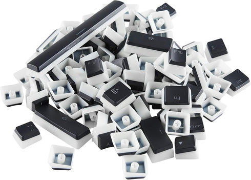 Glorious Aura V1 (Black) Pudding Keycaps - Double Shot PBT Translucent for Mechanical Keyboards, 104 Key Set, TKL, Compact Compatible, English (US...