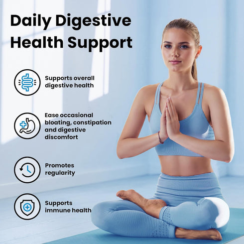 Probiotics for Women and Men, 500 Billion CFU, 22 Strains + Organic Prebiotics, Daily Probiotics for Digestive, Immune, & Gut Health - 90 Capsules...