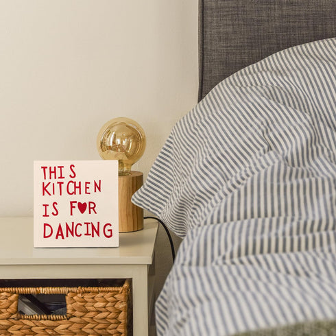 This Kitchen is for Dancing Sign, Red Kitchen Decor, Aesthetic Kitchen Decor, Funny Kitchen Signs, Funny Kitchen Decor, Kitchen Decorations for Co...