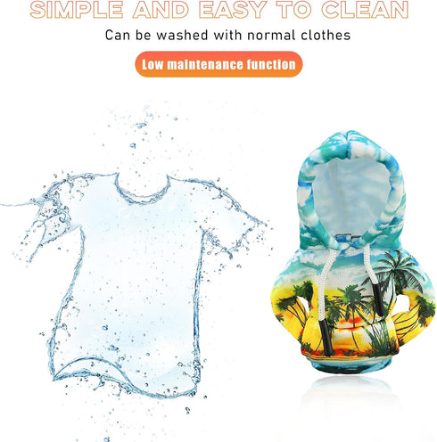 Car Gear Shift Hoodie, Mini Funny Fashionable Automotive Gear Shifter Cover, Winter Warm Car Shift Knob Sweater Protector, Universal Interior Car ...