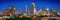 PHOTOSBYJON San Antonio Skyline Photo Print UNFRAMED Night Color 11.75 inches x 36 inches City Photographic Panorama Poster Picture Standard Size...