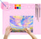 Silicone Craft Mat with Collapsible Cup - 20"X16" Non-Stick Surface for Painting, Sculpting, and Resin Hot Glue Projects-Ideal for Adults and Kids...