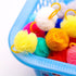 100pcs Small Pet Dog Hair Bows, Bulk Cute Dog Hair Round Puff Ball Pom Pom Bows with Rubber Bands, Mix Handmade Yorkie Dog Grooming Bows for Dog H...