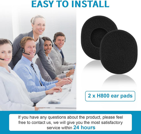 H800 Ear Pads, Replacement Ear Pads Ear Cushions for Logitech H800, Foam Ear Pads for Headphones Sponge...