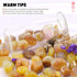 Hilitchi Yellow Agate Stone Tumbled Stones for Plants Cacti & Succulents Bedding, Vase Filler, Landscape Bottom Decoration (about 1lb(455g)/Bag)...