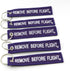 Remove Before Flight Key Chain - 5pcs - Purple...