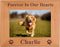 Forever in Our Hearts Custom Dog Memorial Wood Picture Frame - Fits 4x6Inch Picture (4x6 Horizontal)...
