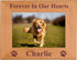 Forever in Our Hearts Custom Dog Memorial Wood Picture Frame - Fits 4x6Inch Picture (4x6 Horizontal)...