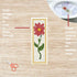 FREEBLOSS 6 Set Cross Stitch Bookmark Kit Cross Stitching Bookmark Vivid Flowers Designed Stamped Embroidery Bookmark with Instruction Cross Stitc...