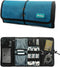 ProCase Electronic Organizer Cord Pouch, Travel Cable Charger Phone Accessories Bag Organizer Roll up Tech Carrying Case for USB Cables SD Memory ...