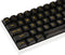 Fogruaden 61 Keys Black Clear Keycap Set, OSA Profile Transparent PC Material Keycaps, Only Compatiable 61 Key Cherry Gateron MX Switches Mechanic...