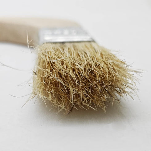 Wooden Handled Hog Bristle Radiator Right Angle Bend Paint Brush, 11" Long, 1" Brush Width (2 Pieces)...