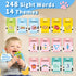Toddler Toys Talking Flash Cards for 1 2 3 4 5 6 Year Old Boys and Girls, Autism Sensory Toys for Autistic Children, Learning Educational Montesso...