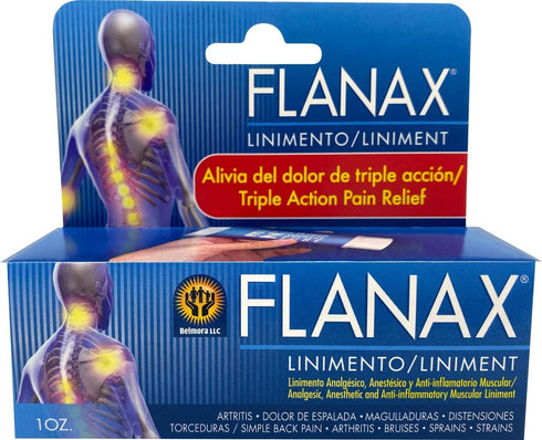 Flanax Pain Relief Cream, Fast Acting Ointment for Muscle Aches, Back Pains, and Strains, Helps Reduce Inflammation and Improve Athletic Performan...