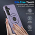 for Samsung Galaxy S24 Mag-Safe Kickstand Case with Screen Protector,Slim Shockproof Military Heavy Duty Anti-Drop Full Body Protection,360 Rotati...