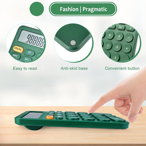 Standard Calculator 12 Digit,Desktop Large Display and Buttons,Calculator with Large LCD Display for Office,School, Home & Business Use,Automatic ...