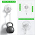 LUXEAR Suction Cup Hooks - 6 Pack Suction Hooks Reusable Powerful Waterproof - Clear Removable Suction Hanger for Shower,Tile,Bathroom,Window,Towe...