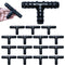 16PCS Drip Irrigation Barbed Tee Fitting Kits for 3/4 Inch Tubing 20MM OD .79" ID Barbed Tee Connectors Drip Line Connector Drip Hose Connector Dr...