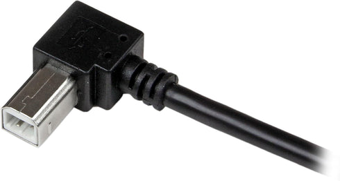 3m USB 2.0 A to Right Angle B Cable - M/M...
