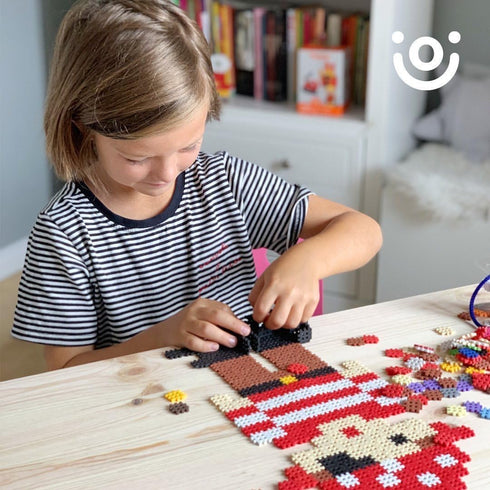 Marioinex Build A Pirate with Our 230 Pc. “Blueprint” Puzzle -Micro Waffle Block Playset Interlocking Mini Pcs Improves Fine Motor Skills- STEM ST...