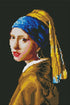 ROSTITCH Stamped Cross Stitch Kits- The Girl with The Pearl Earring Cross Stitch Kits for Beginners Adults Needlepoint Cross-Stitch,Embroidery Kit...