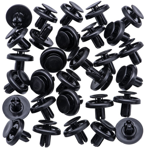 Rexka 30pcs Fender Liner Clip Bumper Enginer Cover Retainer Clip Fastener for Toyota Lexus 90467-07215 Tundra Tacoma RAV4 Corolla 4Runner Camry C-...