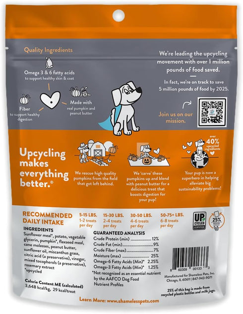 Shameless Pets Pumpkin Nut Par-Tay Soft-Baked Biscuit, 6 OZ...